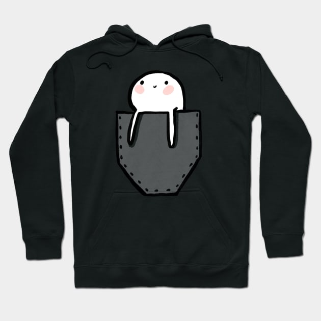 Fake pocket friend Hoodie by HamsterArt